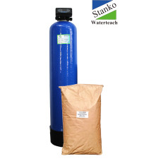 Система для удаления сероводорода и железа Stanko Waterteach 1252 с клапаном Runxin загрузка GAC Plus Centaur